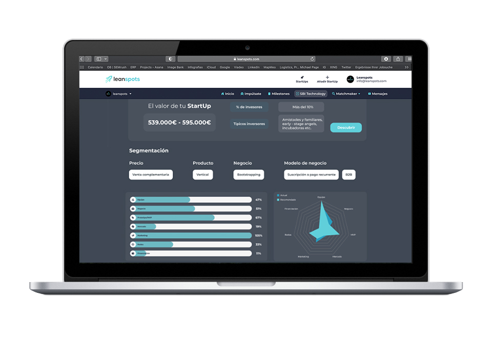 screenshot of Leanspots