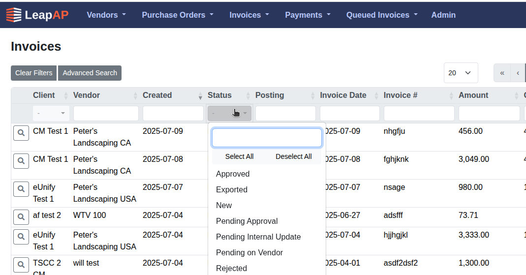 screenshot of LeapAP