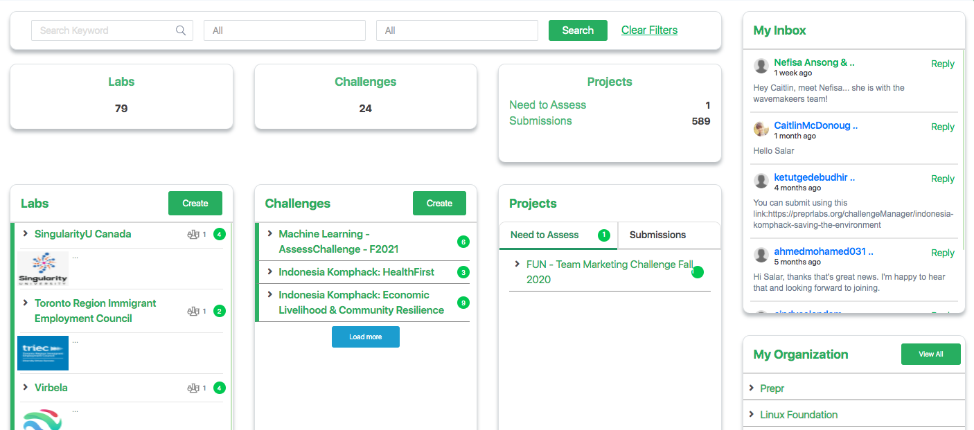 screenshot of LearnLab
