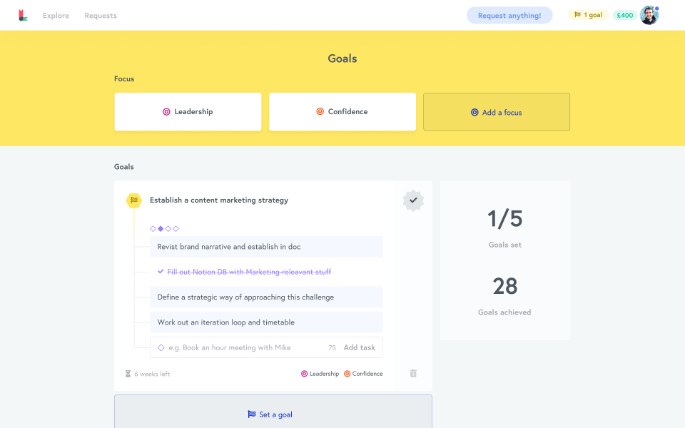 screenshot of Learnerbly