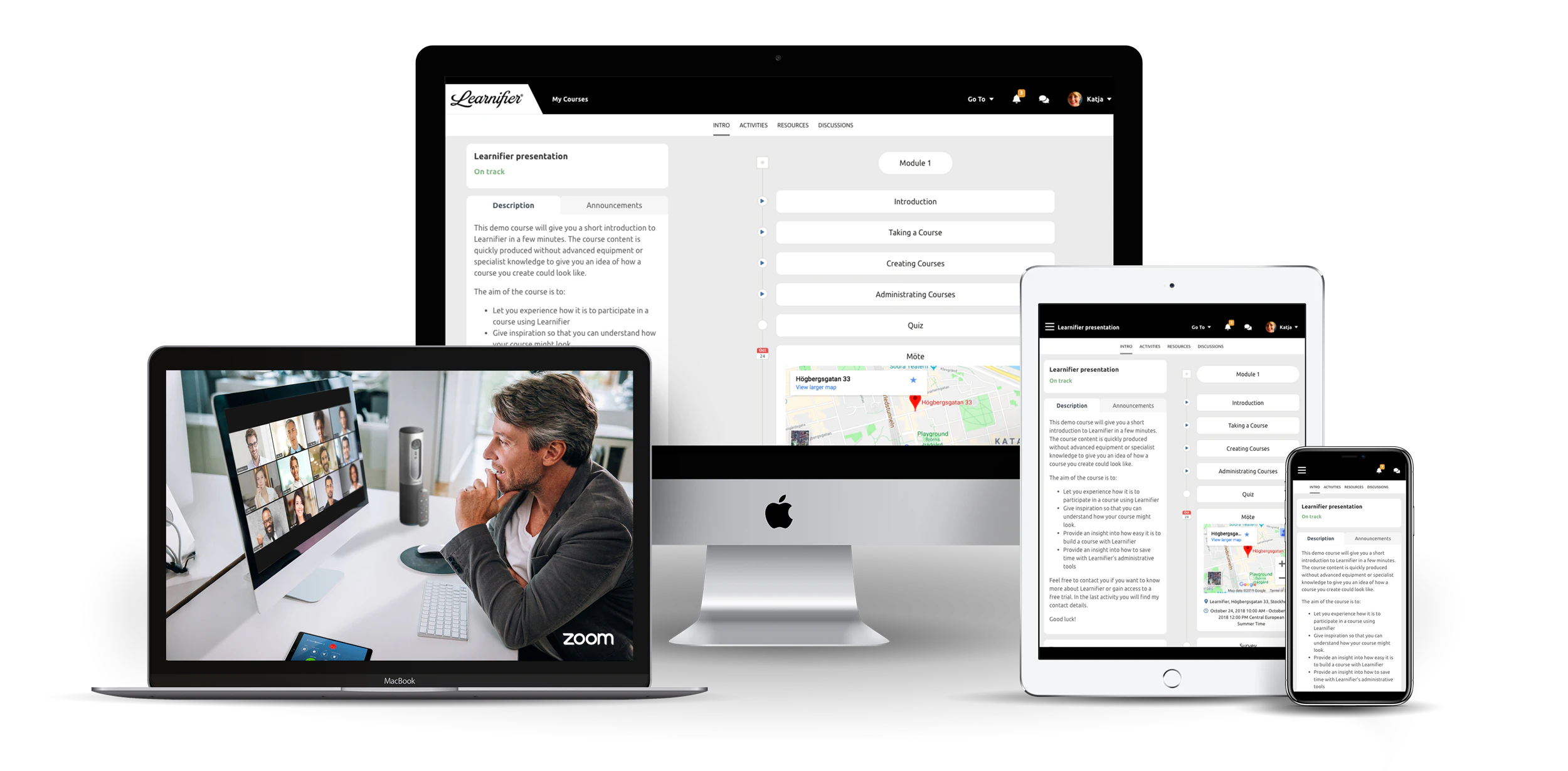 screenshot of Learnifier