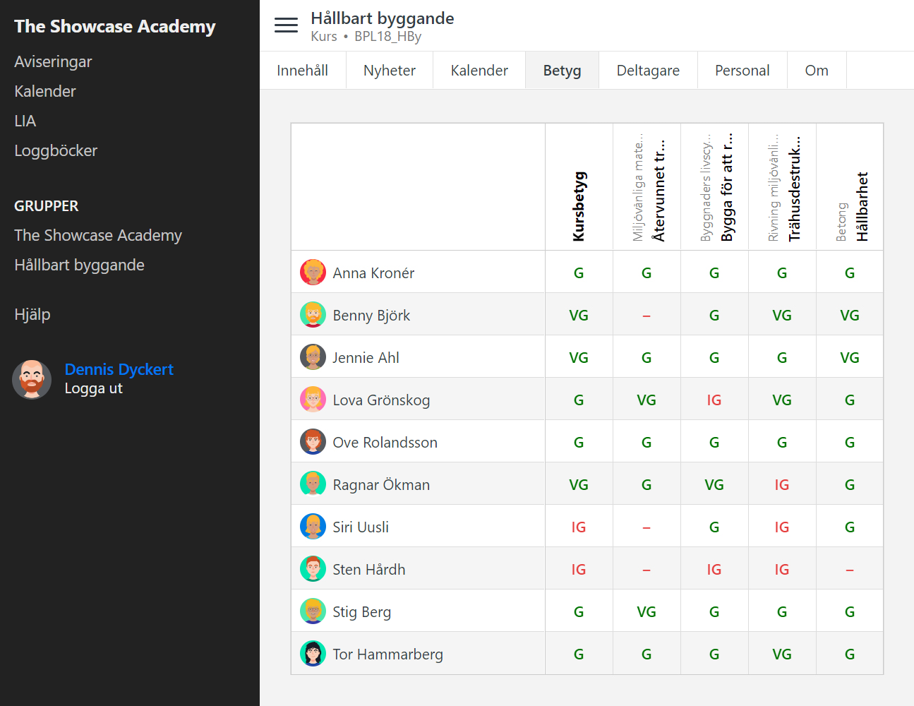 screenshot of Learnpoint