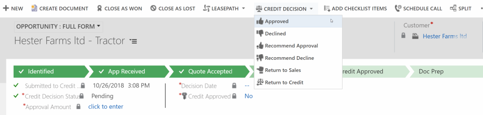 screenshot of Leasepath