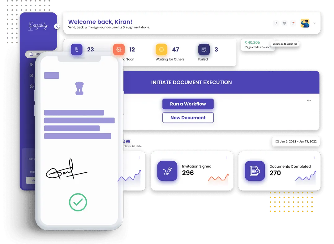 screenshot of Leegality