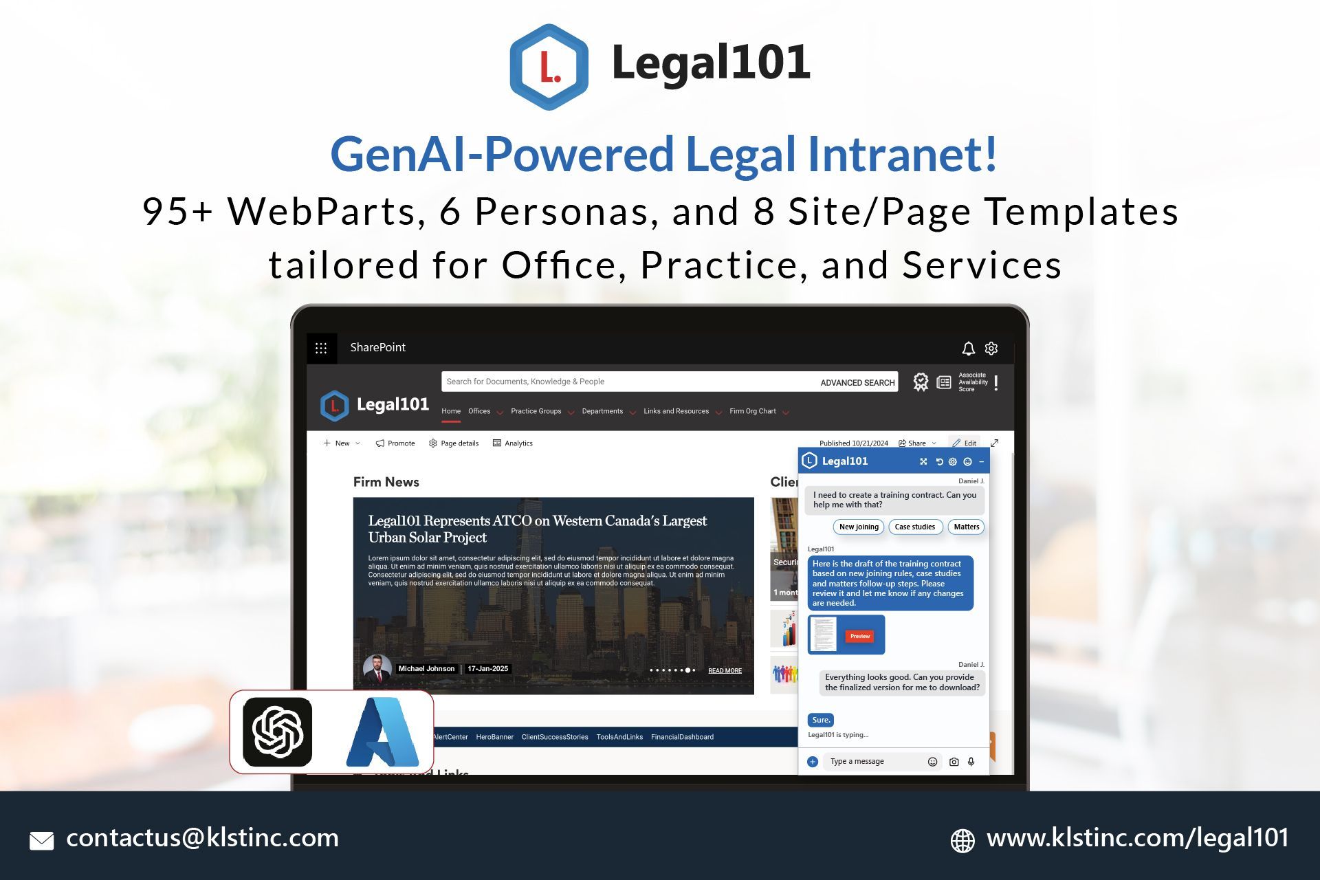 screenshot of Legal101