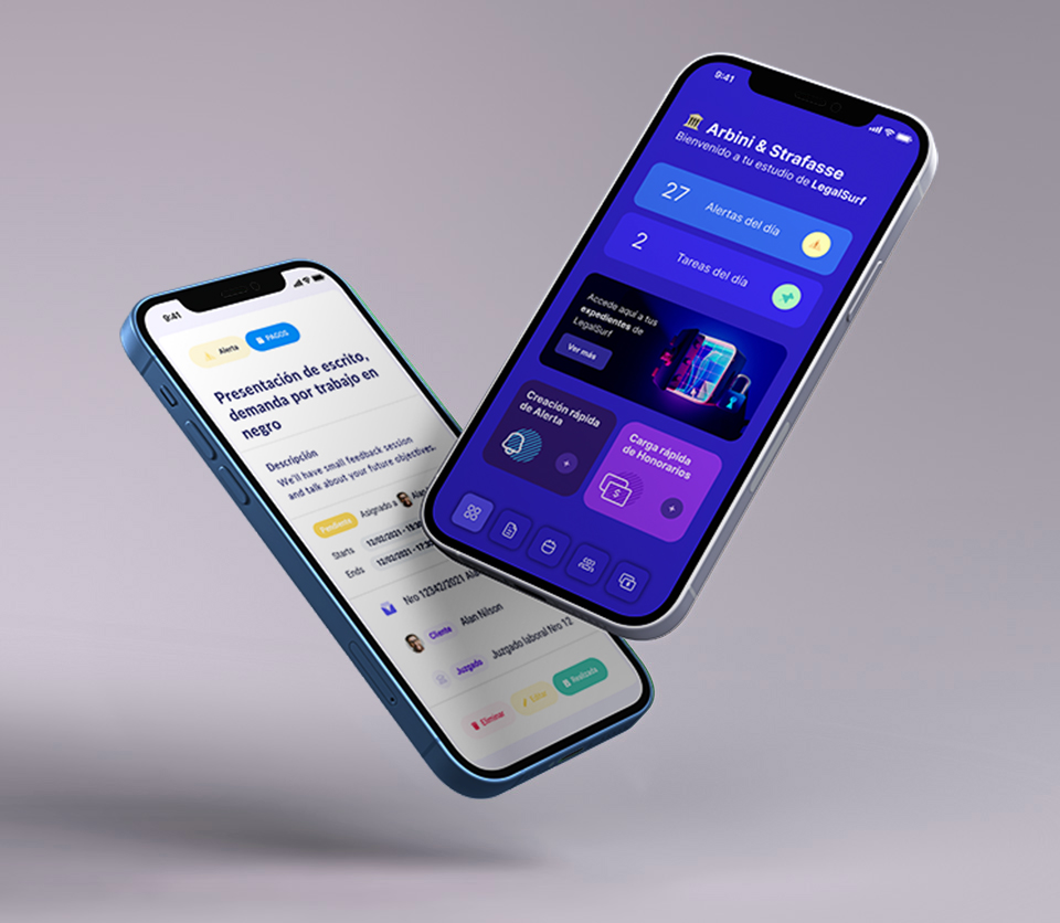 screenshot of LegalSurf