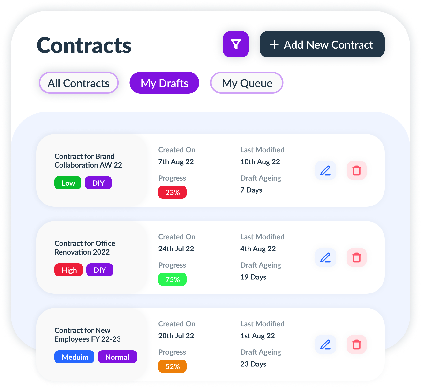 screenshot of Legistify