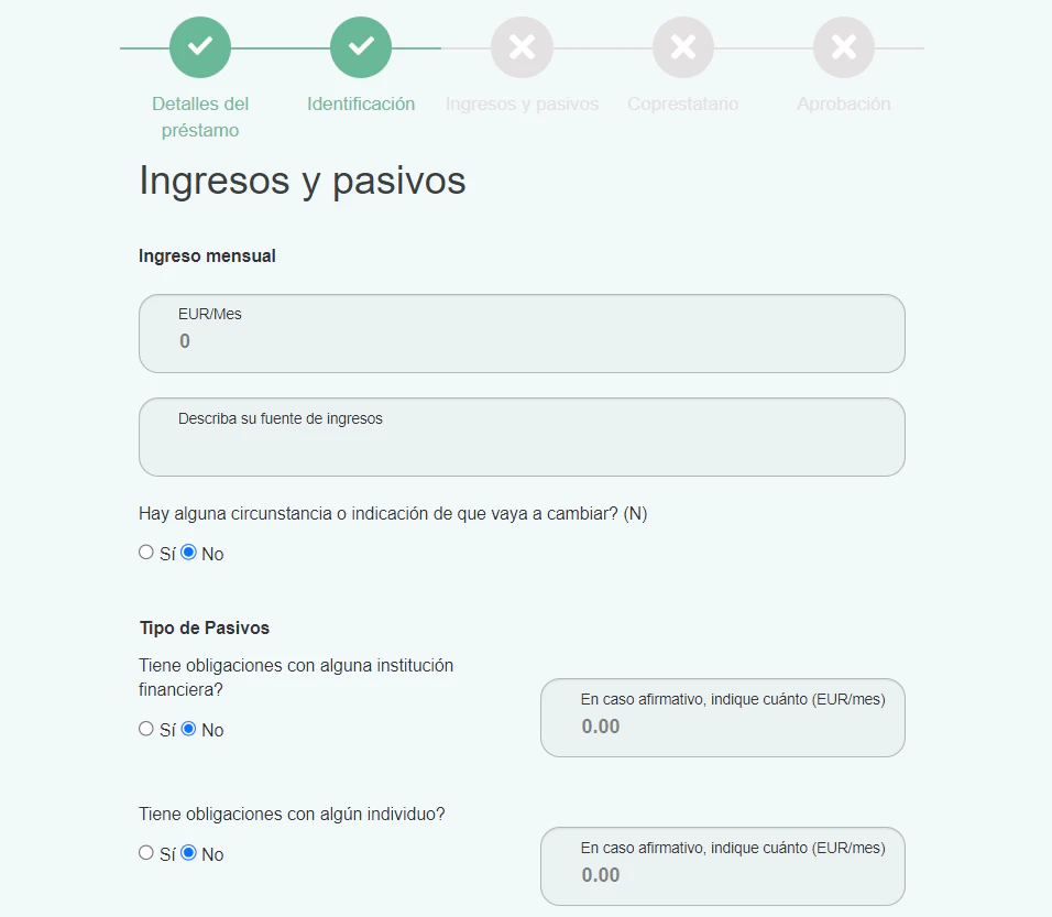 screenshot of Lendstream