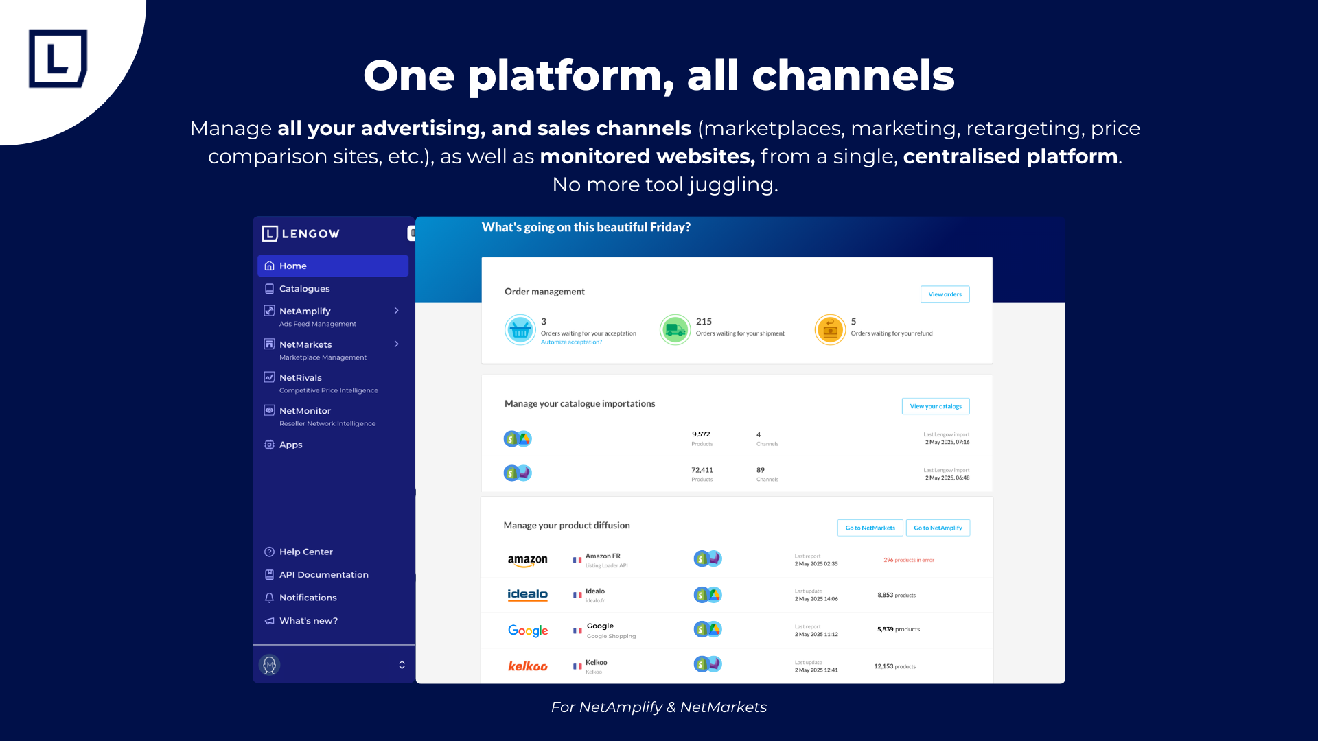 screenshot of Lengow