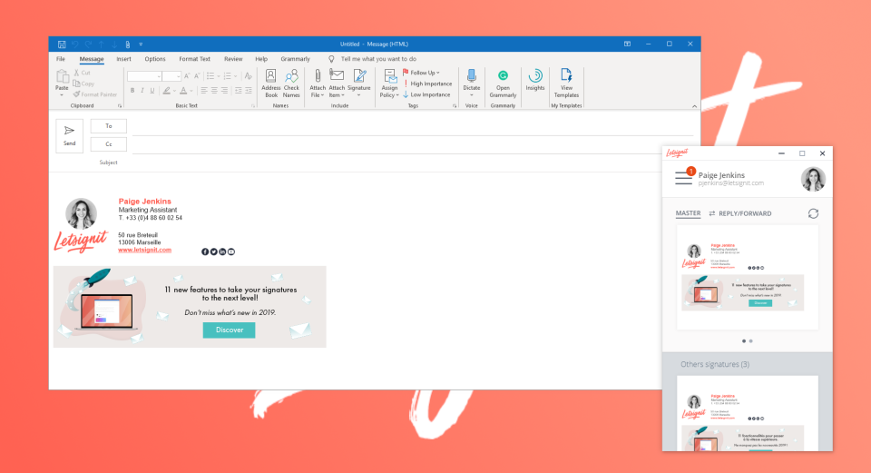 screenshot of Letsignit