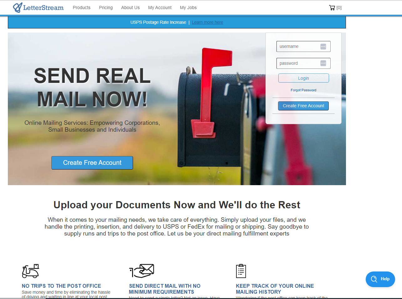 screenshot of LetterStream