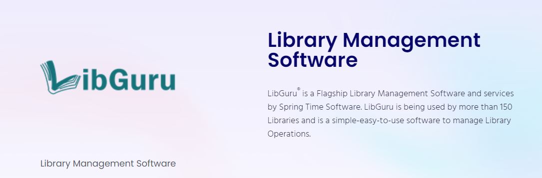 screenshot of LibGuru