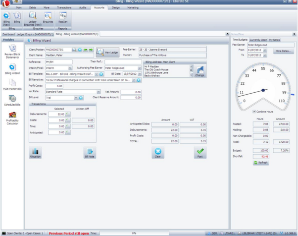 screenshot of Liberate
