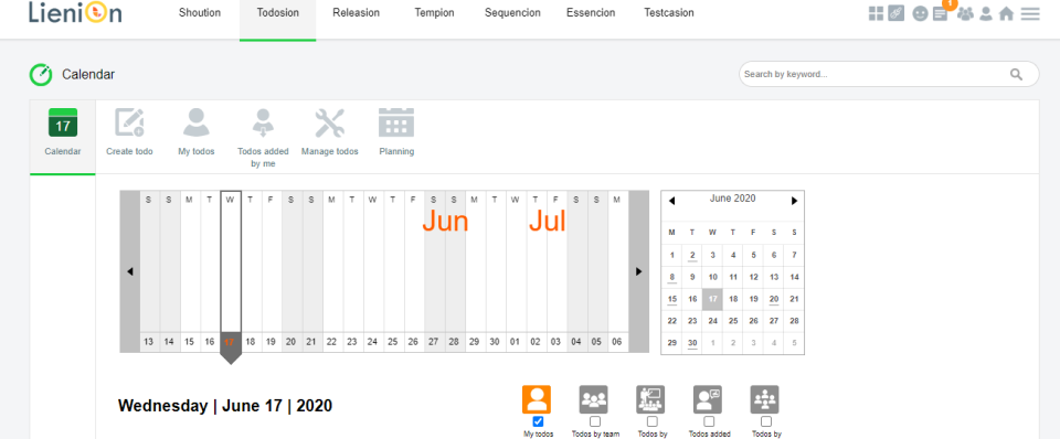 screenshot of Lienion