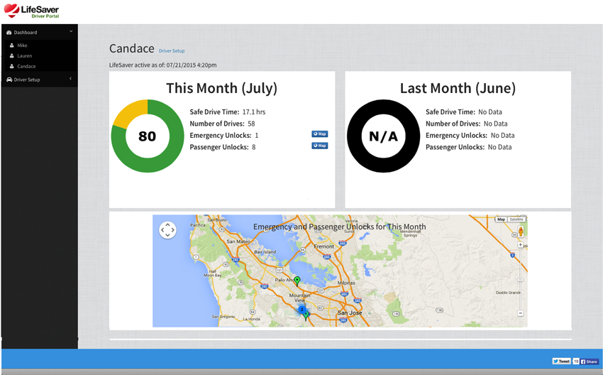 screenshot of LifeSaver