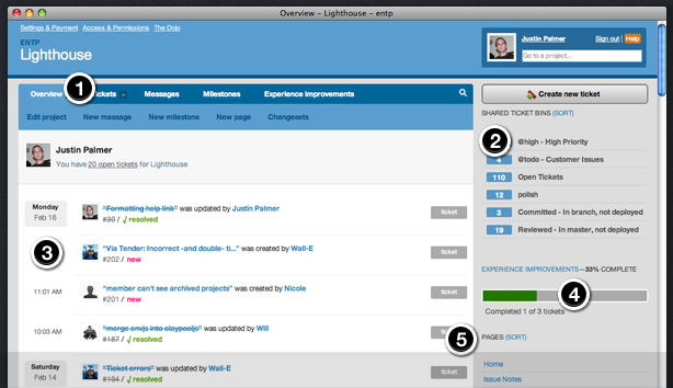 screenshot of Lighthouse