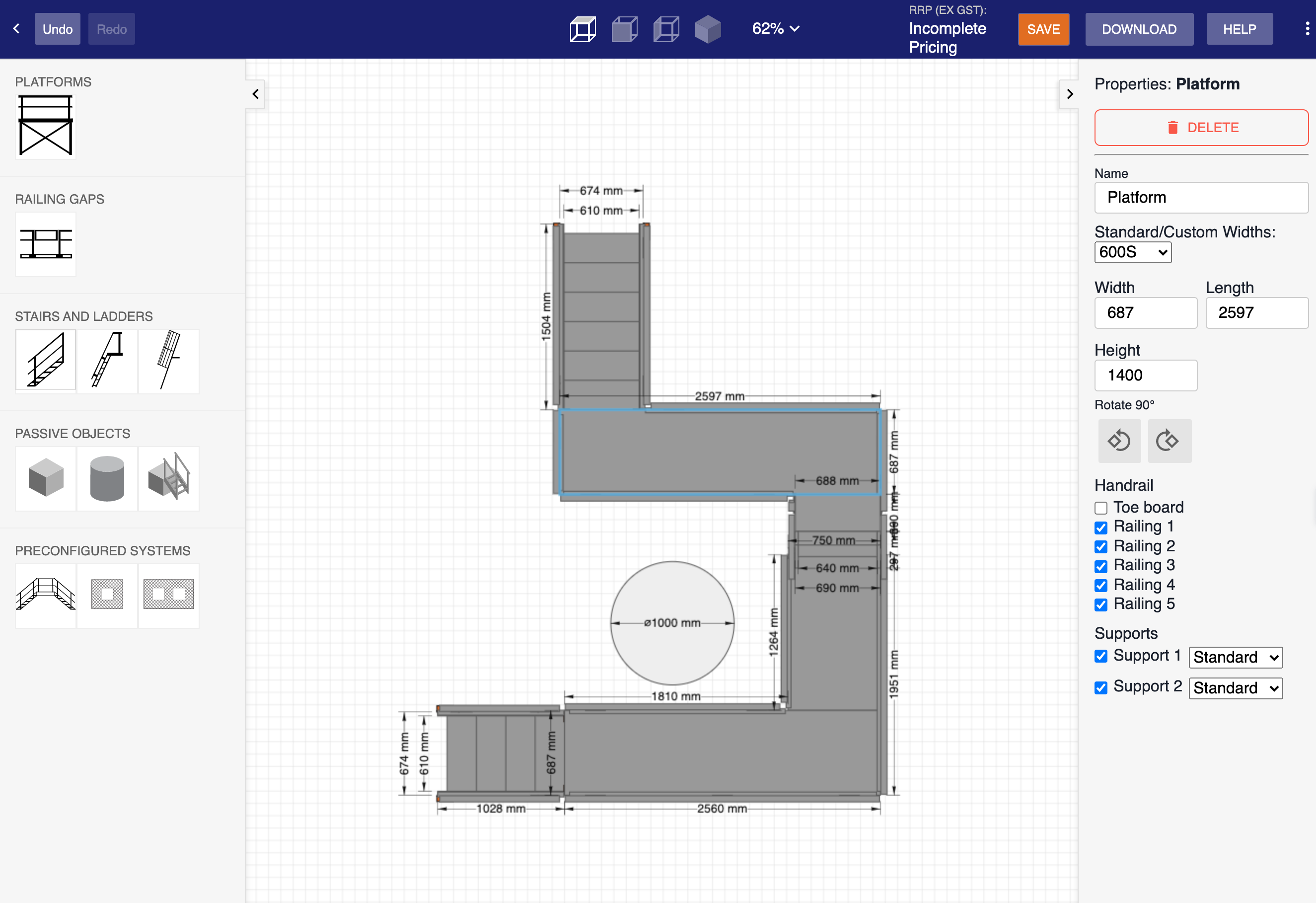 screenshot of LightningCad