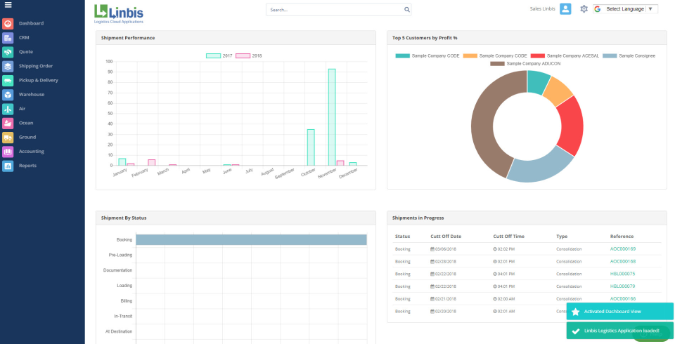 screenshot of Linbis