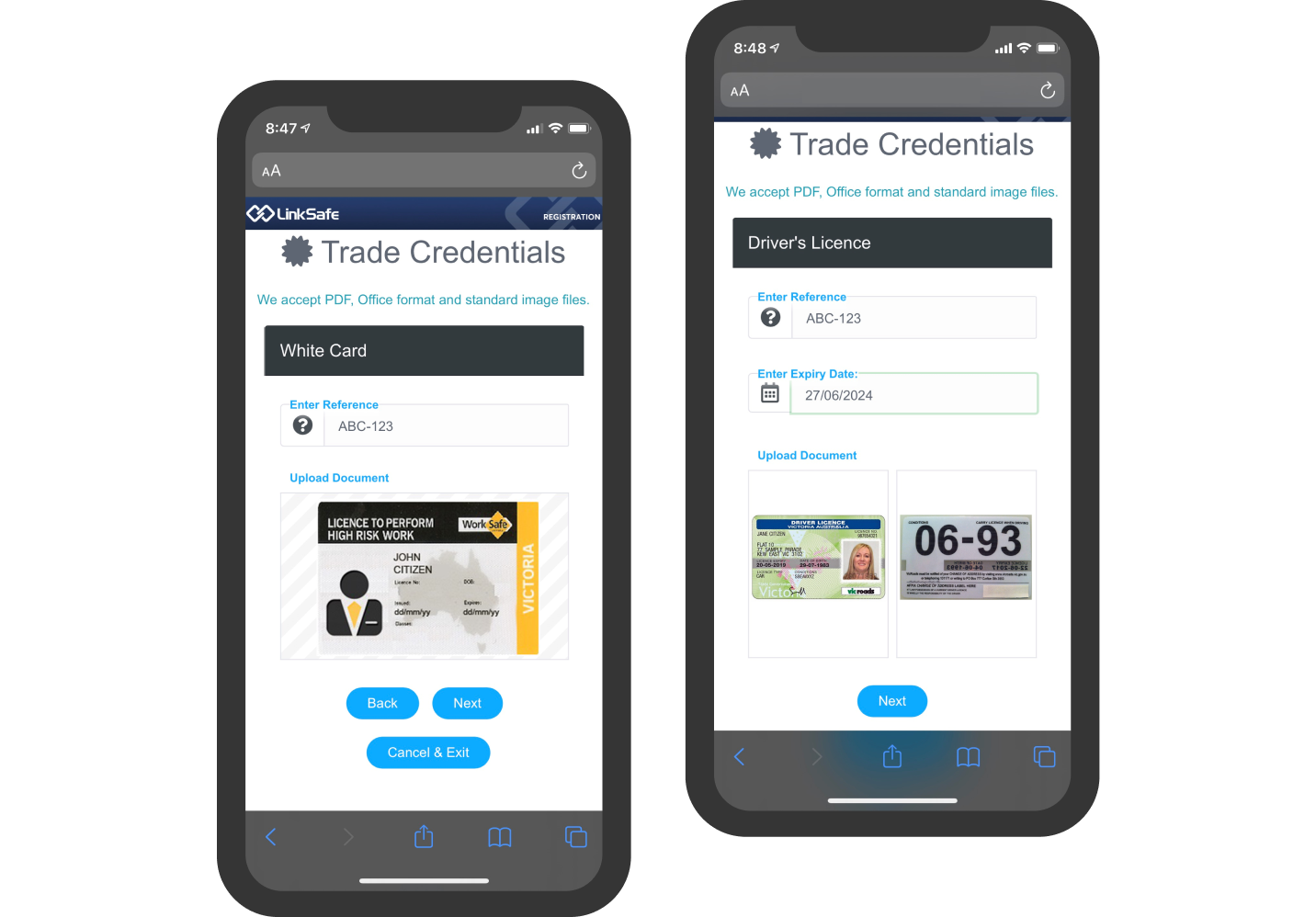 screenshot of LinkSafe