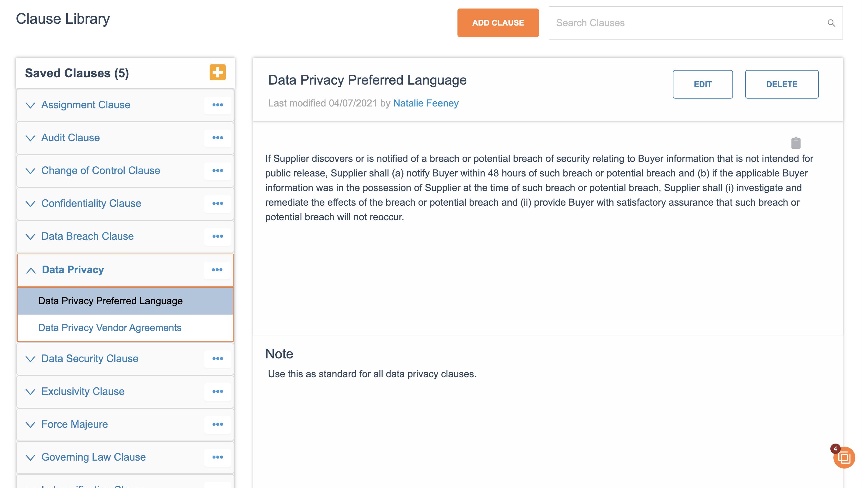 screenshot of LinkSquares