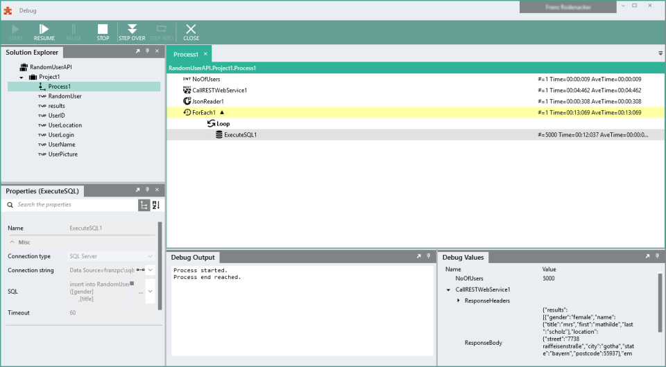 screenshot of Linx