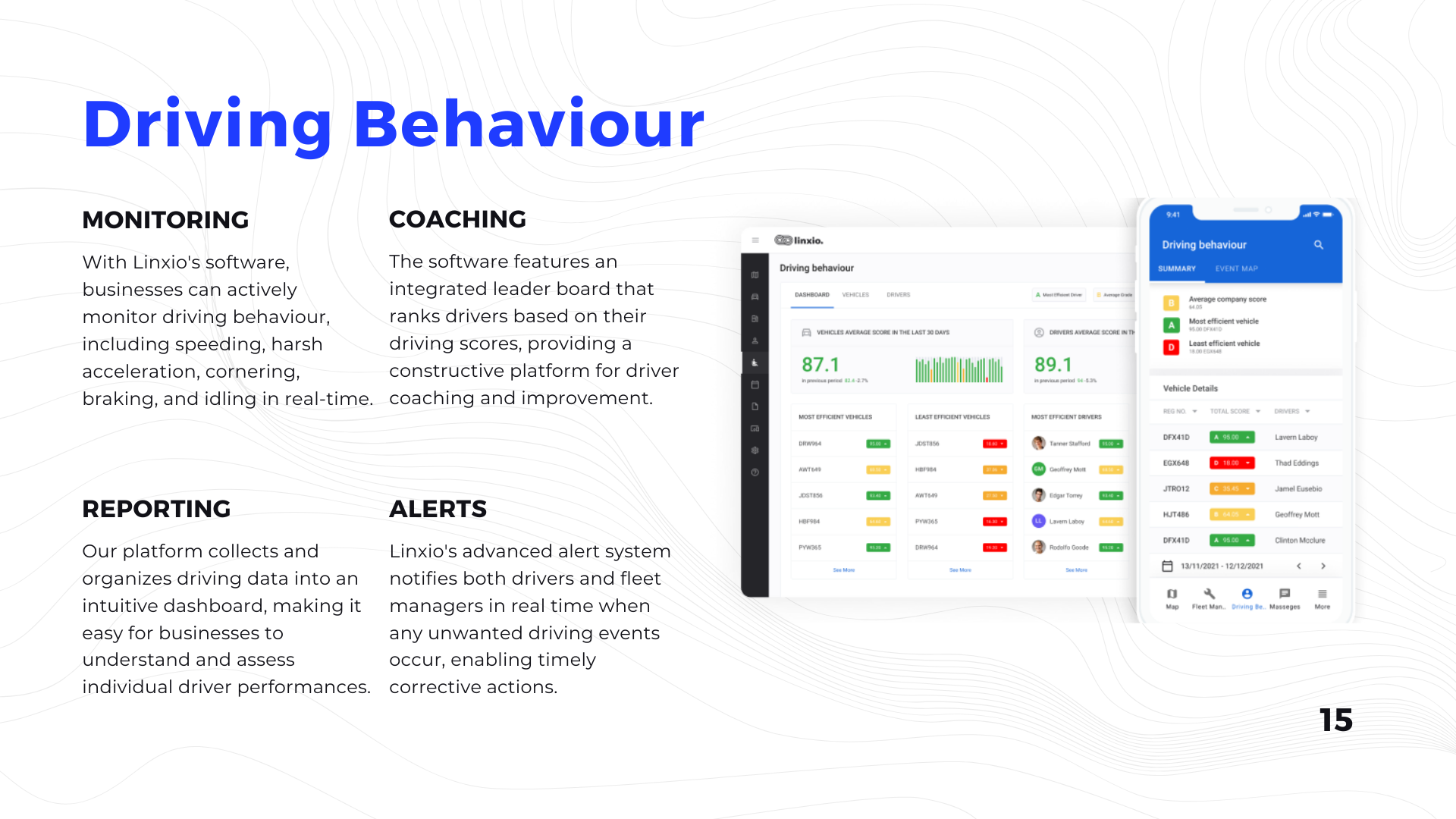 screenshot of Linxio