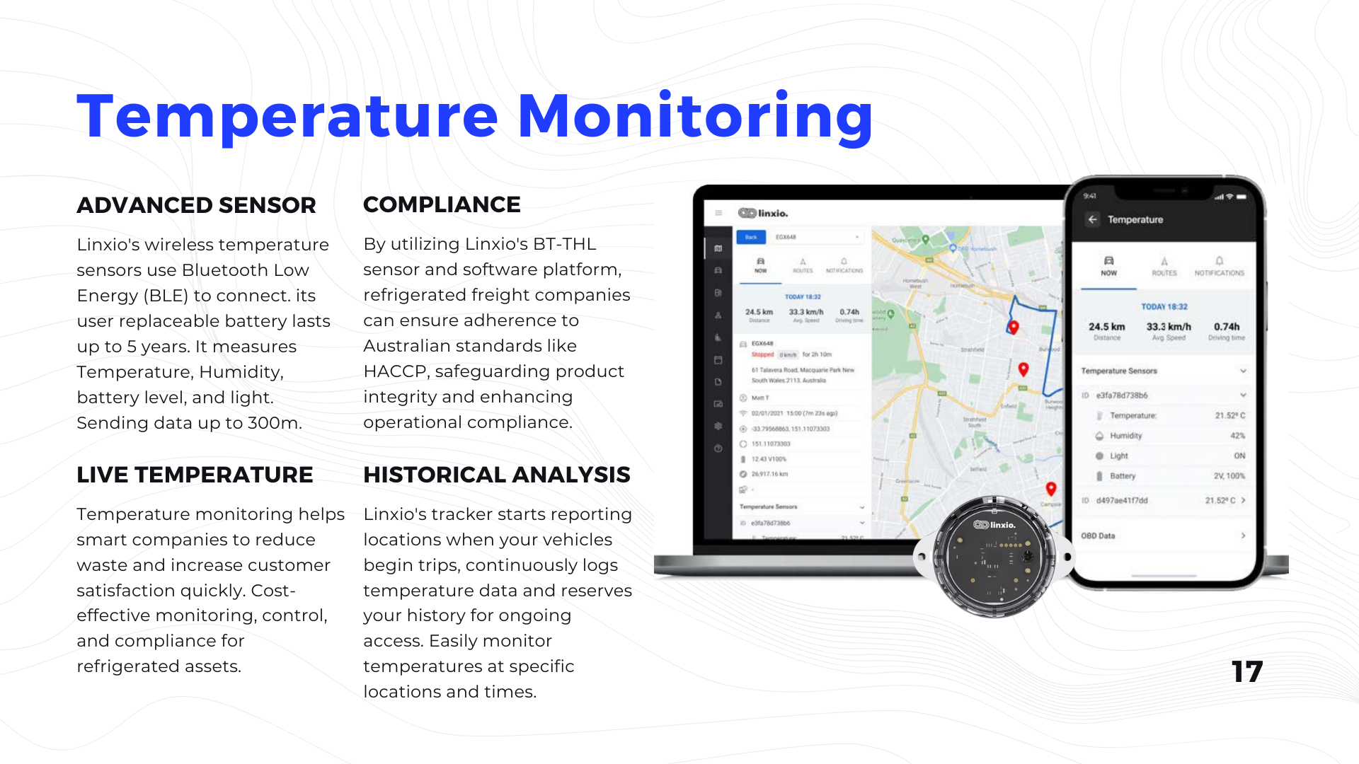 screenshot of Linxio
