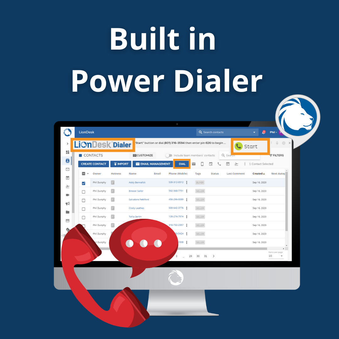 screenshot of LionDesk