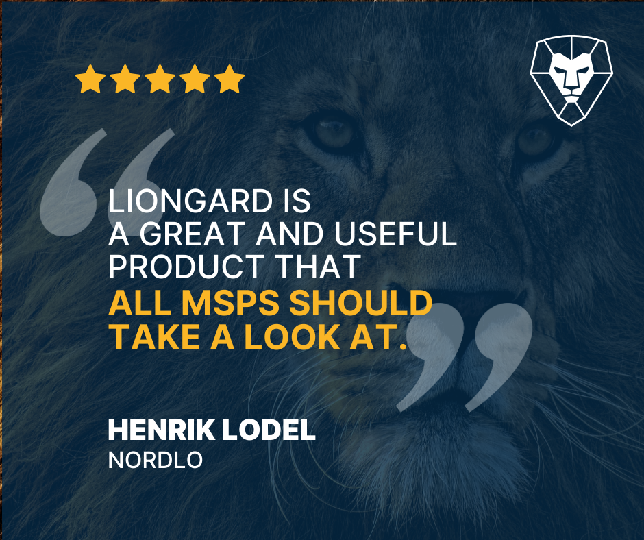 screenshot of Liongard