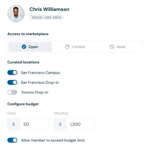 screenshot of LiquidSpace