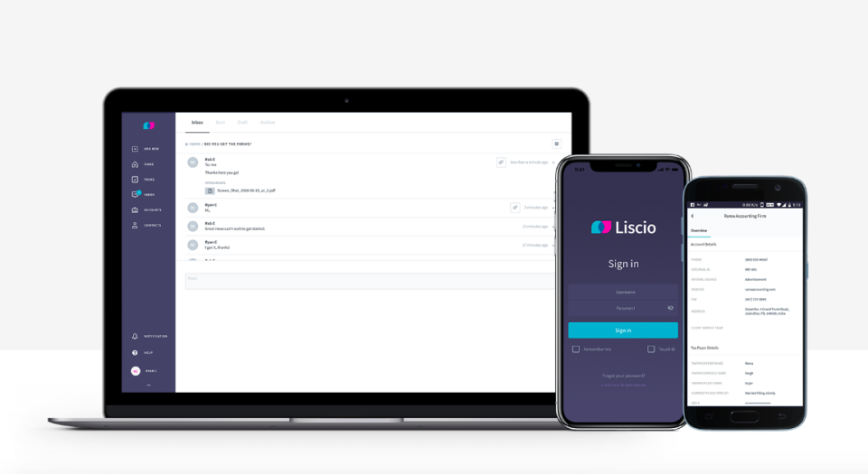 screenshot of Liscio