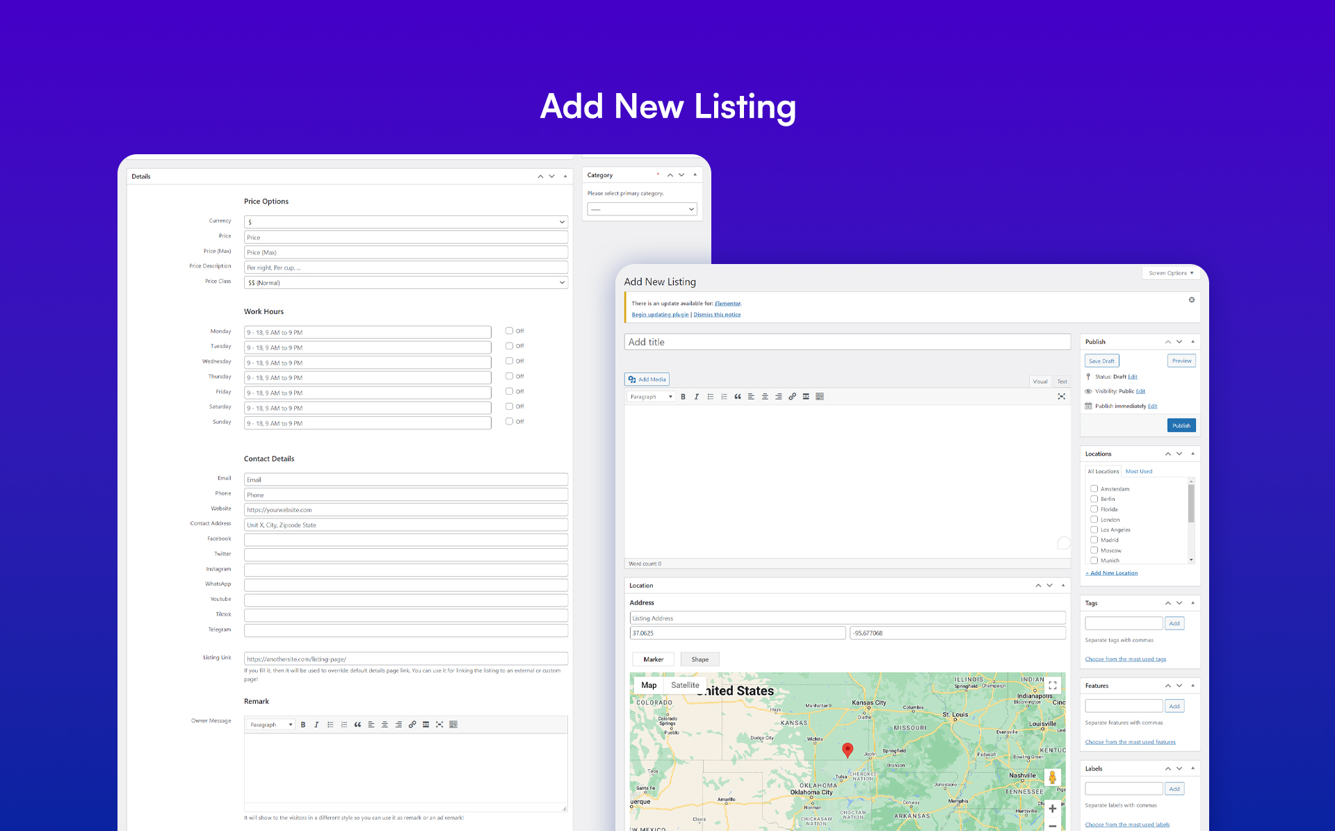 screenshot of Listdom