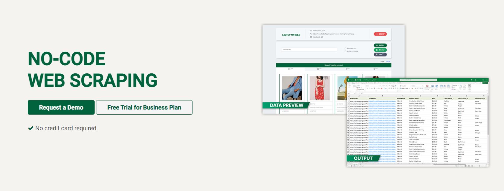 screenshot of Listly