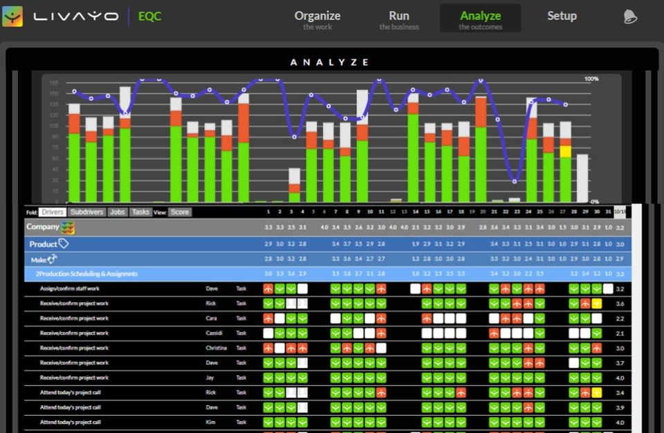screenshot of Livayo