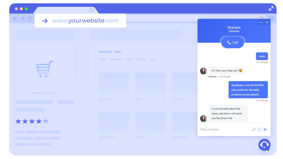 screenshot of LiveCaller