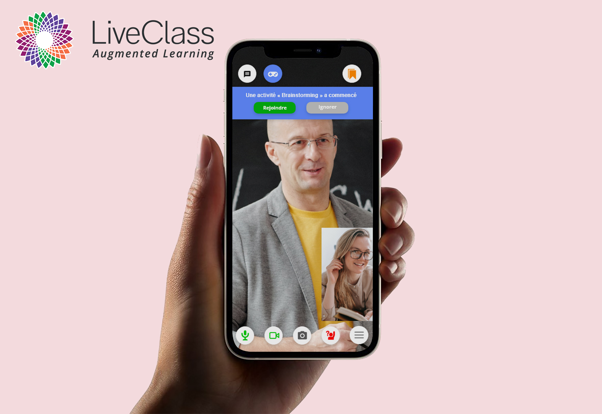 screenshot of LiveClass