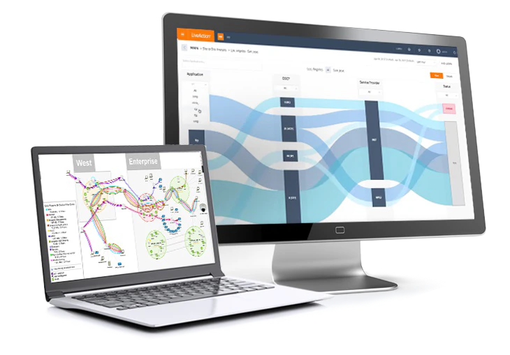 screenshot of LiveNX