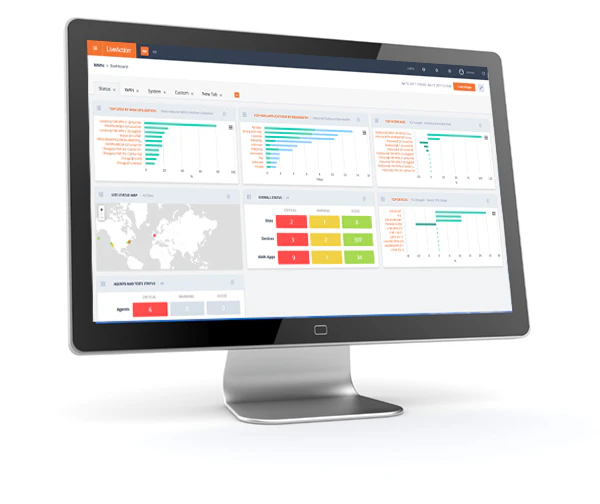 screenshot of LiveNX