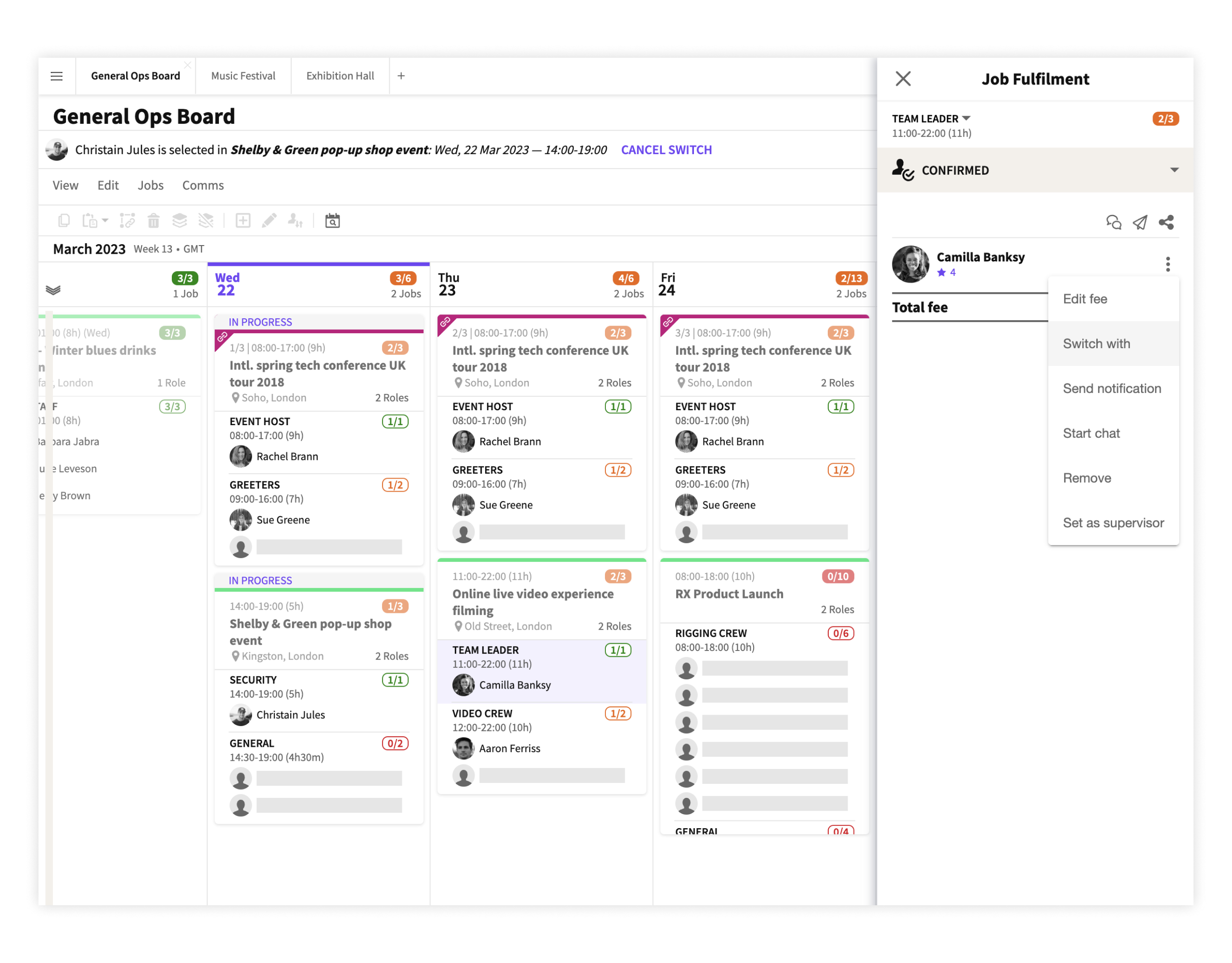 screenshot of Liveforce