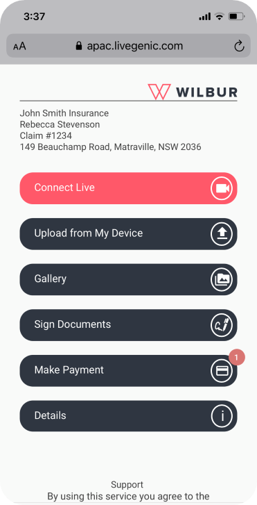 screenshot of Livegenic