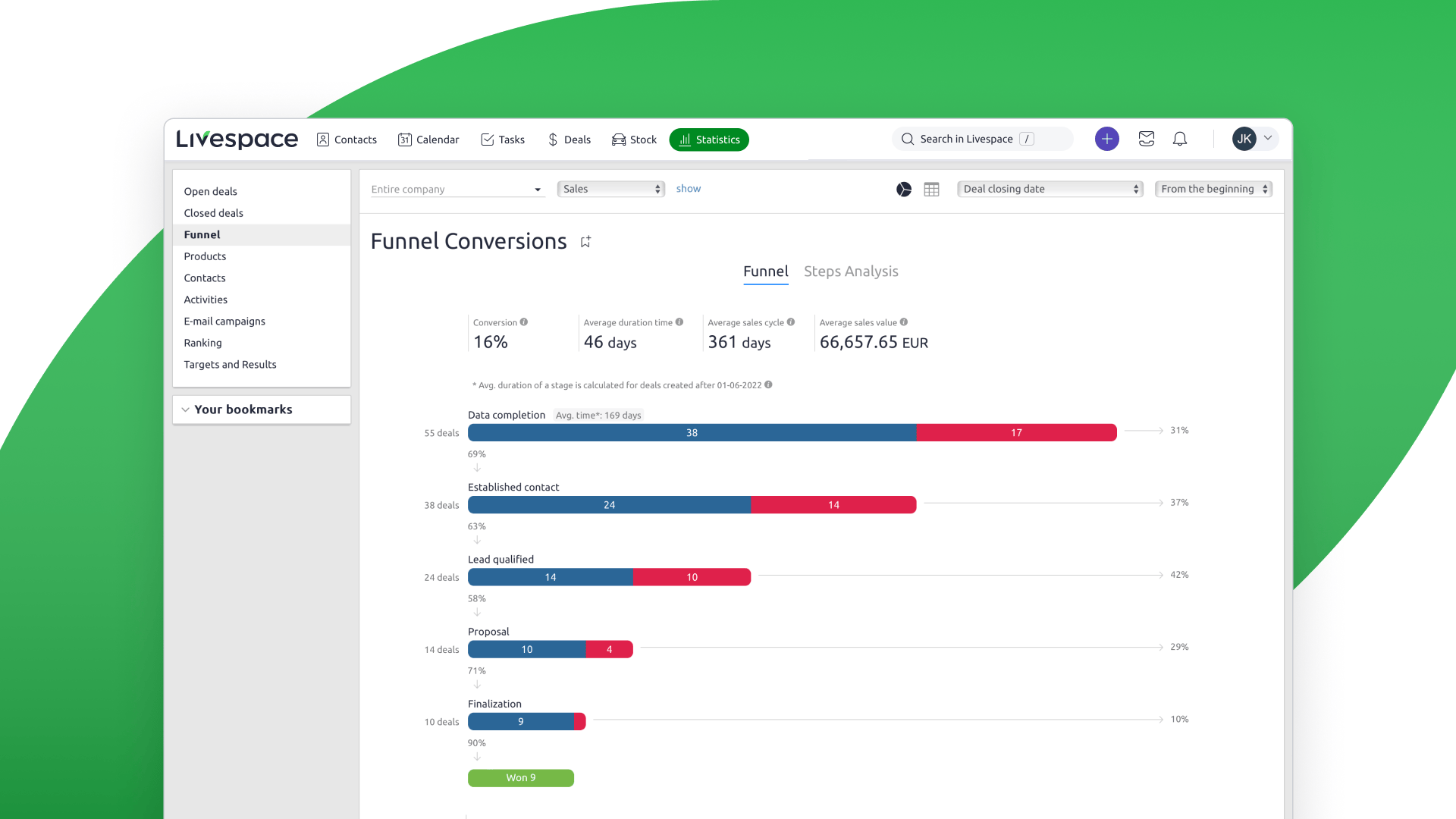 screenshot of Livespace