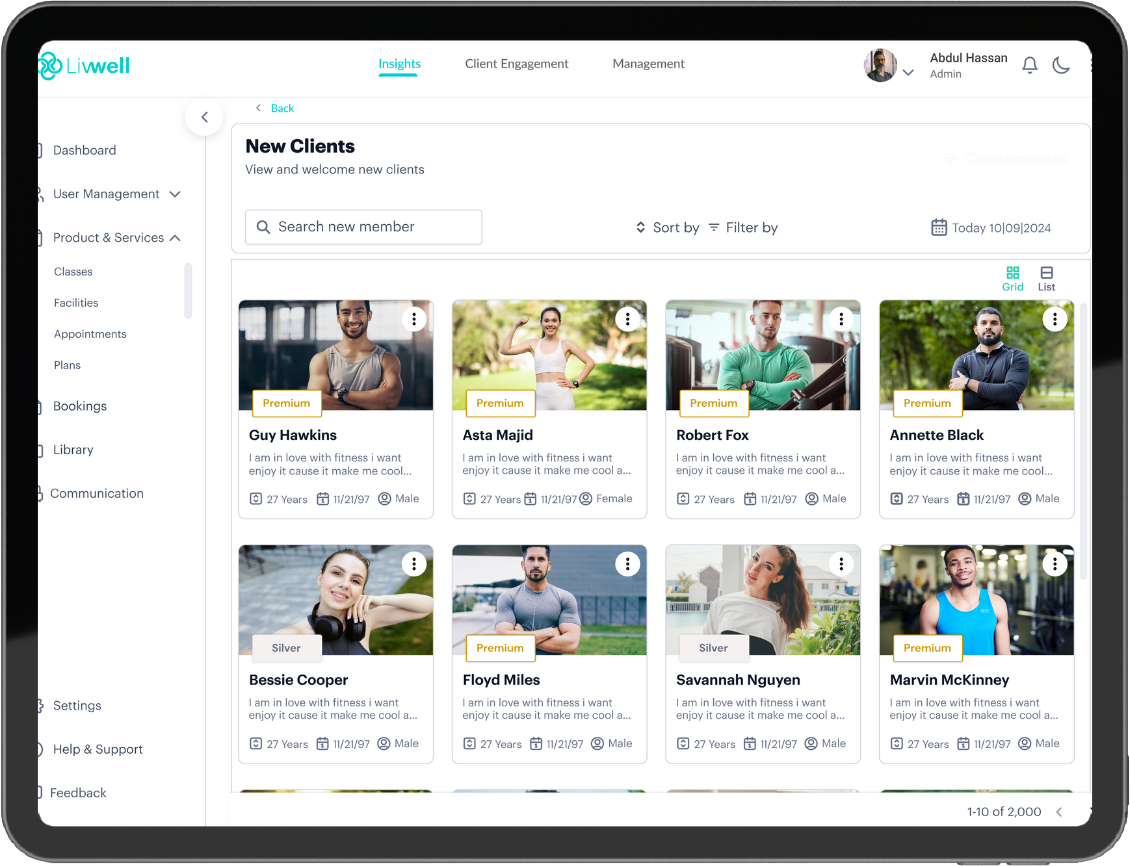 screenshot of Livwell