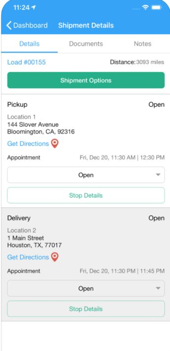 screenshot of LoadStop
