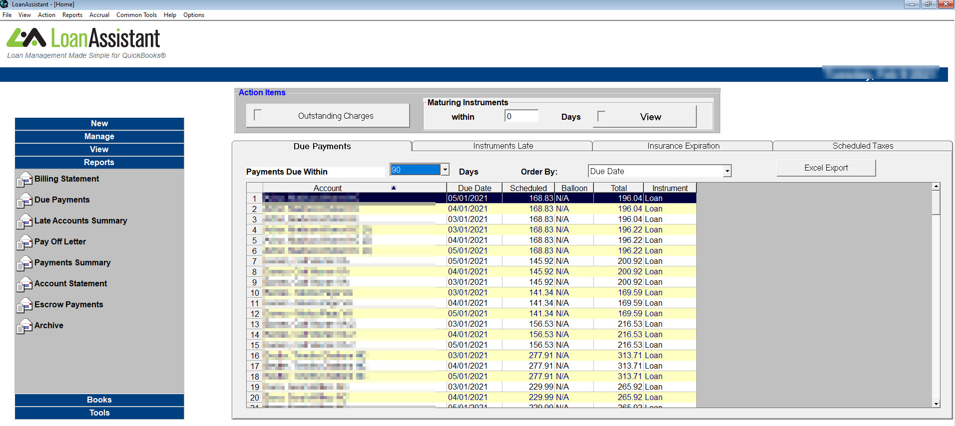 screenshot of LoanAssistant