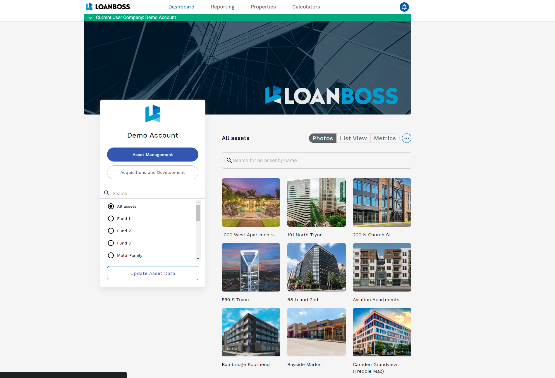 screenshot of LoanBoss