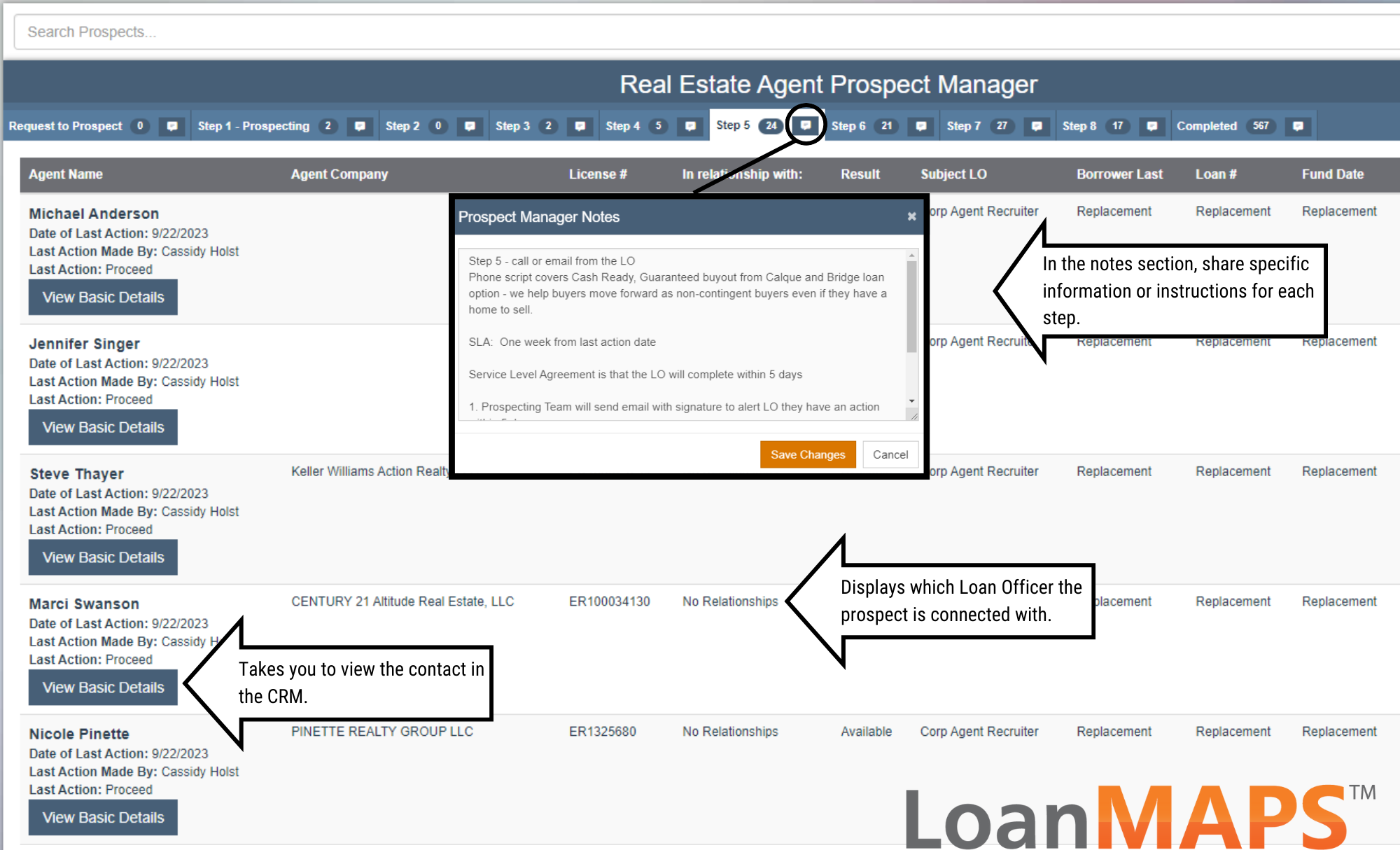 screenshot of LoanMAPS