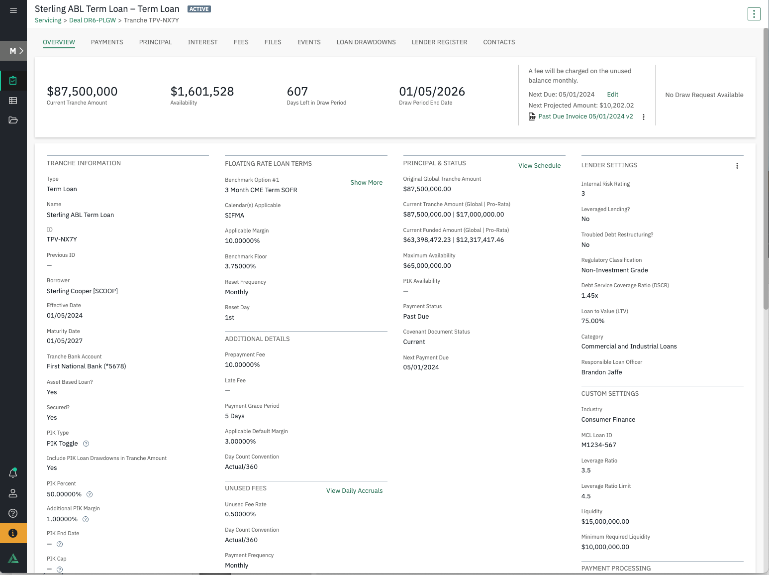 screenshot of LoanStreet