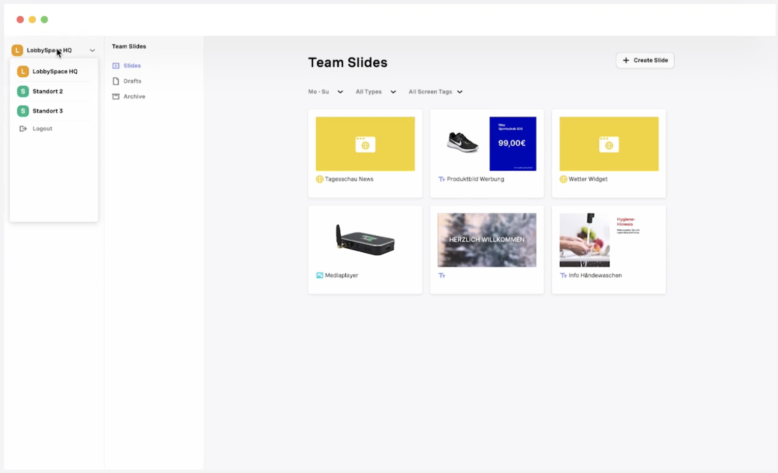 screenshot of LobbySpace