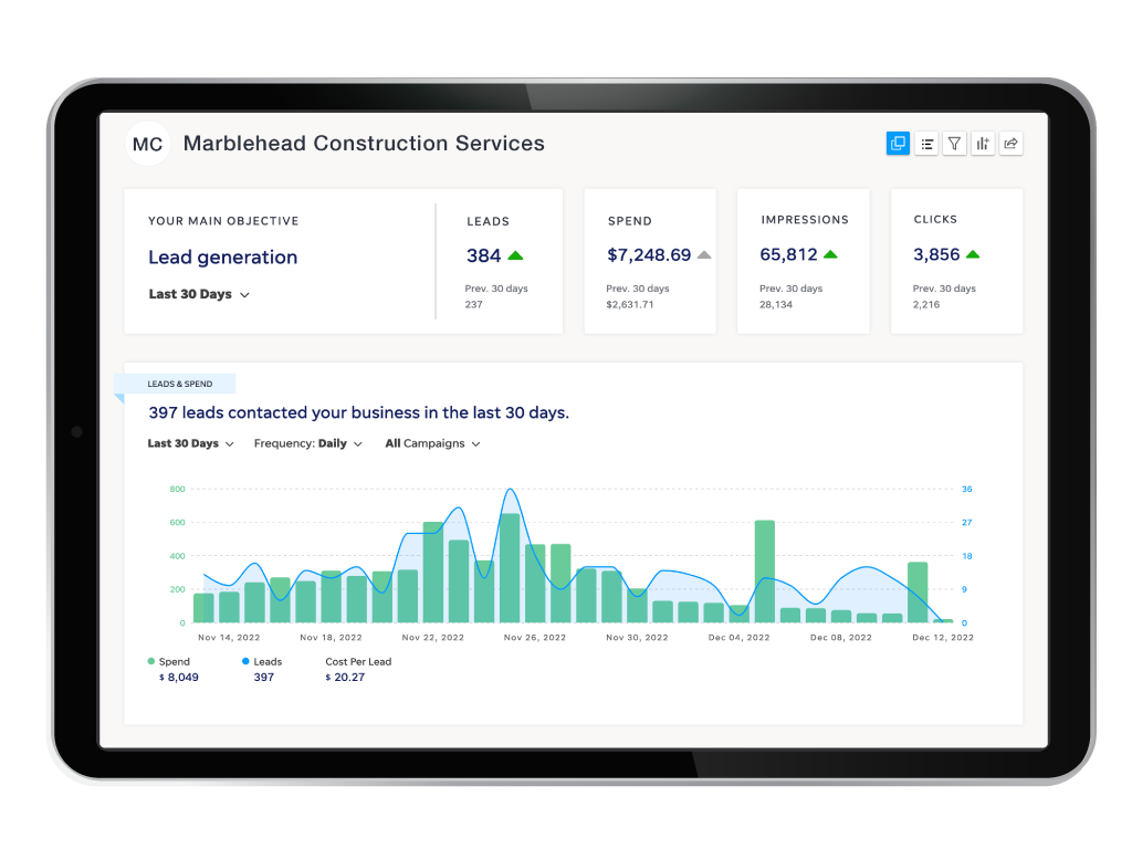 screenshot of LocaliQ