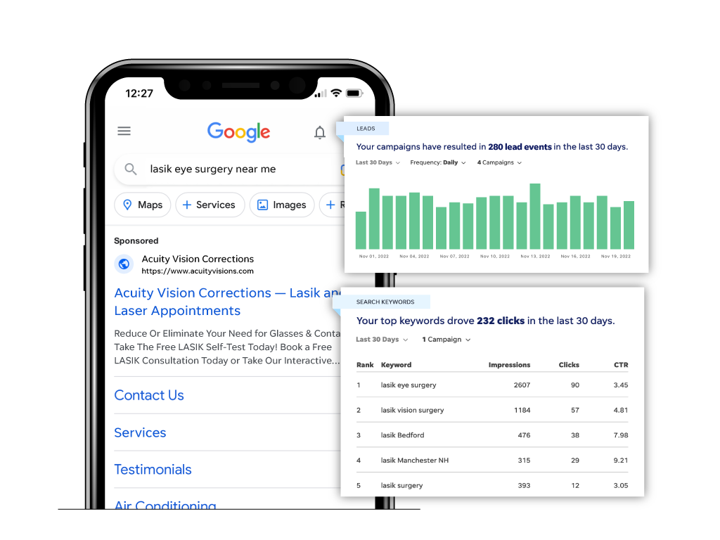 screenshot of LocaliQ